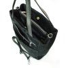 Kožená shopper bag kabelka Vera Pelle SV55N černá