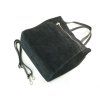 Kožená shopper bag kabelka Vera Pelle SV55N černá
