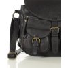 Kožená kabelka přes rameno Mazzini M14M9 černá