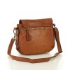 Kožená kabelka přes rameno Mazzini M14M9 camel