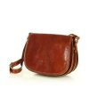 Kožená crossbody kabelka přes rameno Mazzini M12M7 camel