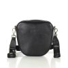 Kožená crossbody kabelka přes rameno Mazzini M230 černá