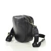 Kožená crossbody kabelka přes rameno Mazzini M230 černá