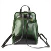 Dámský kožený batoh Vera Pelle Florence 2001 zelený