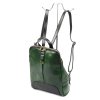 Dámský kožený batoh Vera Pelle Florence 2001 zelený
