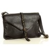 Dámská kožená crossbody kabelka Mazzini M150 černá