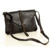 Dámská kožená crossbody kabelka Mazzini M150 černá