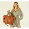 Dámská kožená shopper bag kabelka Mazzini M169 camel
