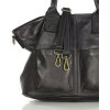 Dámská kožená shopper bag kabelka Mazzini M169 černá
