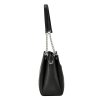 Kožená kabelka přes rameno Luka 19-62 černá