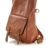 Kožená kabelka přes rameno Mazzini M166 camel