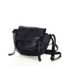 Kožená crossbody kabelka Mazzini M82 černá