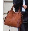 Kožená kabelka přes rameno Mazzini M202 camel