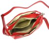Kožená crossbody kabelka MiaMore 01-002 červená