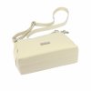 Kožená crossbody kabelka MiaMore 01-002 béžová