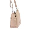 Kožená crossbody kabelka MiaMore 01-002 růžová