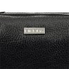 Kožená crossbody kabelka MiaMore 01-004 černá