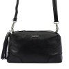 Kožená crossbody kabelka MiaMore 01-004 černá