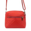 Kožená crossbody kabelka MiaMore 01-003 červená