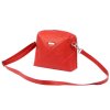 Kožená crossbody kabelka MiaMore 01-003 červená