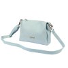 Kožená crossbody kabelka MiaMore 01-002 modrá