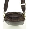 Kožená crossbody kabelka přes rameno Mazzini M230 camel