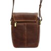 Pánská kožená taška přes rameno Peterson PTN TB-012-COM hnědá