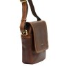 Pánská kožená taška přes rameno Peterson PTN TB-708-COM hnědá