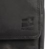 Pánská kožená taška přes rameno Nordee H1402 černá