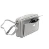 Kožená crossbody kabelka MiaMore 01-041 šedá