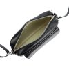 Kožená crossbody kabelka MiaMore 01-041 černá