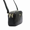 Kožená crossbody kabelka MiaMore 01-027 černá