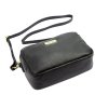 Kožená crossbody kabelka MiaMore 01-027 černá