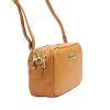 Kožená crossbody kabelka MiaMore 01-027 camel