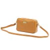 Kožená crossbody kabelka MiaMore 01-027 camel