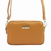 Kožená crossbody kabelka MiaMore 01-027 camel