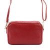 Kožená crossbody kabelka MiaMore 01-027 červená