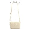 Kožená crossbody kabelka MiaMore 01-027 krémová