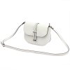 Kožená crossbody kabelka Luka 20-028 bílá