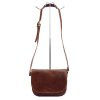 Kožená crossbody kabelka Florence 2005 hnědá
