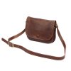 Kožená crossbody kabelka Florence 2005 hnědá