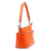 Kožená crossbody kabelka MiaMore 01-013b oranžová