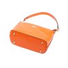Kožená crossbody kabelka MiaMore 01-013b oranžová