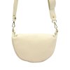 Dámská kožená crossbody kabelka Luka 20-033 krémová