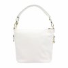 Kožená kabelka Patrizia 419-040-GL bílá