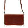 Dámská kožená crossbody kabelka Gregorio 107 hnědá