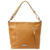Kožená kabelka MiaMore 01-045 camel