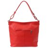 Kožená kabelka MiaMore 01-045 červená