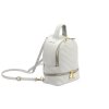 Dámský kožený batoh Luka 20-026 světle šedý
