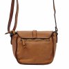 Dámská kožená crossbody kabelka VS 002 hnědá